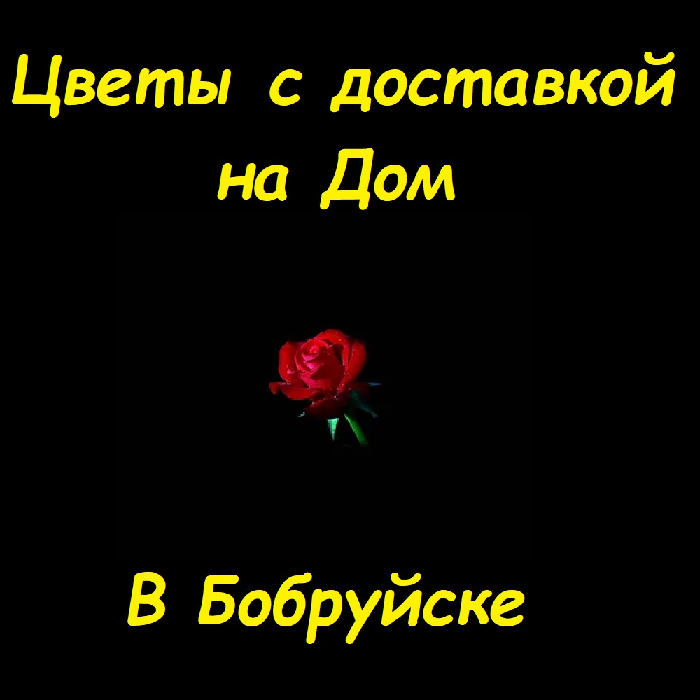 Цветы с доставкой на дом курьером в Бобруйске